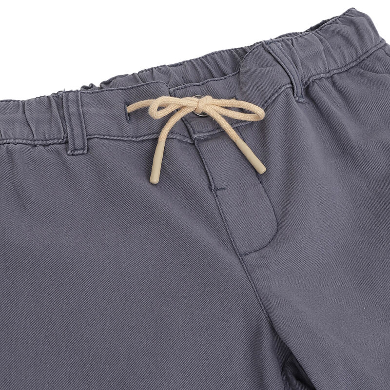 Boys Dark Light Blue Solid Long Trousers image number 2